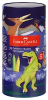 Set carioci Faber-Castell Connector Dinosaur 20pcs