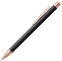 Шариковая ручка Faber-Castell Neo Slim Metal Black Matt/Rosegolden