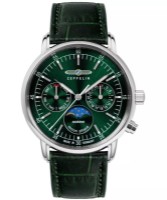 Ceas de mână Zeppelin LZ 14 Marine Moonphase 8635-4