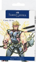 Ручка-лайнер Faber-Castell Pitt Artist Pens Comic 3D Set 11pcs