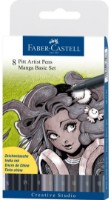 Ручка-лайнер Faber-Castell Pitt Artist Pens Manga Basic Set 8pcs