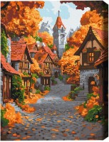 Картина по номерам Brushme Октябрьский город (BS54183)