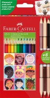 Creioane colorate Faber-Castell Children of the World 15pcs