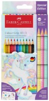 Набор цветных карандашей Faber-Castell Colour Grip Unicorn 13pcs