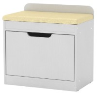 Rafturi pentru pantofi Компанит ТО-8 Nimfeia Alb