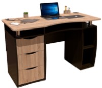 Письменный стол Yasen Смарт Дуб Сонома/Венге Луизиана