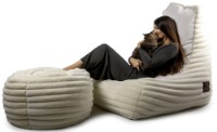 Кресло-мешок Because Soft Bean Bag White Pouf