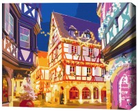 Картина по номерам Brushme Рождественские огоньки (BS52772FC)