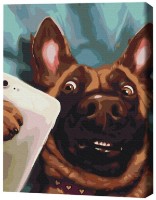 Картина по номерам Brushme Селфи Чарли (BS53509FC)