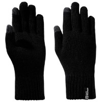 Перчатки Jack Wolfskin Rib Glove Black, s.L