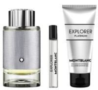 Парфюмерный набор для него Montblanc Explorer Platinum EDP 100ml + EDP 7.5ml + Shower Gel 100ml