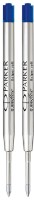 Стержень для шариковых ручек Parker QuinkFlow Refills Medium Blue (1950373)