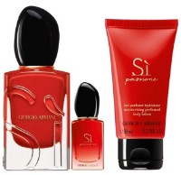 Set de parfumuri pentru ea Giorgio Armani Si Passione EDP 50ml + EDP 7ml + Body Lotion 50ml