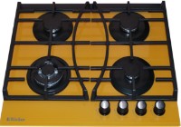 Plită incorporabilă cu gaz Backer HC-435W Yellow