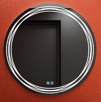 Oglindă baie Bayro Folk 900x900 Led Touch (118946)