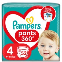 Подгузники-трусики Pampers 4/52pcs