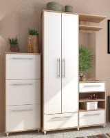 Прихожая Sokme Ниагара 1.71м Белый/Дуб Сонома