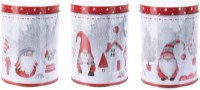 Set cutii metalice de Crăciun Christmas D10xH14cm (36790) 3pcs