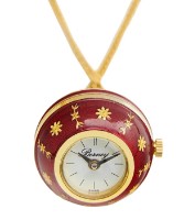 Pandativ cu ceas Berney 3904 Red