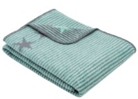 Плед для малышей IBENA Jacquard Decke Lelu 75x100cm Grey/Green