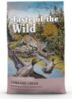Hrană uscată pentru pisici Taste Of The Wild Lowland Creek Feline Roasted Quail & Roasted Duck 2kg