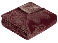 Pătura IBENA Jacquard Decke Salem 150х200cm Burgundy/Light Brown