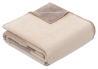 Pătura s.Oliver Jacquard Decke (0568) 150х200cm Beige/Grey