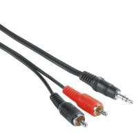 Кабель Hama 3.5mm Jack Plug to 2 RCA Plugs 5m (205107)