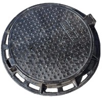 Канализационный люк Uniplast D.600 EN-124 D400 55kg (16212)