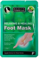 Маска Скраб для ног Beauty Formulas Relaxing & Healing Foot Mask 1pcs