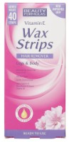 Восковые полоски Beauty Formulas Wax Strips Legs & Body 40pcs