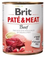 Влажный корм для собак Brit Pate & Meat Beef 800g