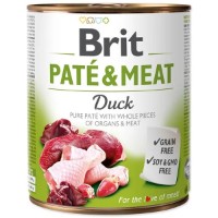 Влажный корм для собак Brit Pate & Meat Duck 800g