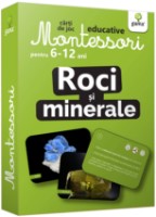 Joc educativ de masa Gama Carti de joc Montessori. Roci si minerale 6-12 ani (9786060561118)