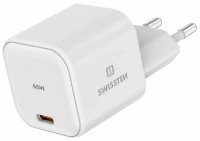 Încărcător Swissten GaN 1xUSB-C 65W PD White