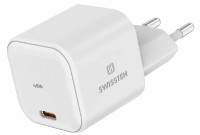 Încărcător Swissten GaN 1xUSB-C 45W PD White