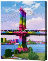 Картина по номерам Art Gallery Econom Разноцветный мост GX32032
