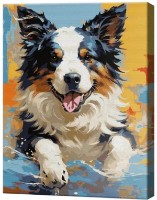 Картина по номерам Art Gallery Econom Счастливый пес EX8717