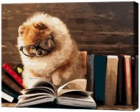 Картина по номерам Art Gallery Econom Ученый пес GX39191