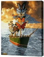 Картина по номерам Art Gallery Econom Фантастический корабль GX31168