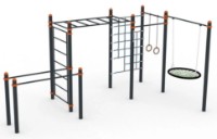 Уличный спортивный тренажер PlayPark Workout KIDS C-103