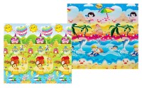 Covor joc pentru copii 4Play Girl at sea/Sun Animals 180x200x1.5cm