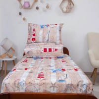 Lenjerie de pat pentru adolescenți Relaxe Home Soft Dreams Sea Cruise 145x210 (020206)