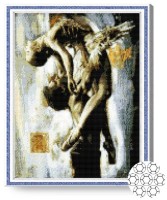 Алмазная картина по номерам Art Gallery Premium Балетный пируэт GA70690