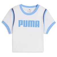 Tricou de dame Puma Future Archive Graphic Baby Tee Puma White, s.L