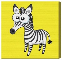 Tablou pe numere Art Gallery Premium Zebră cu ochi mari BX2583
