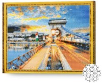Алмазная картина по номерам Art Gallery Premium Вечерний мост GA74579