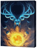 Картина по номерам Art Gallery Premium Вселенский олень GX30907