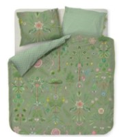 Lenjerie de pat Pip Studio Bamboleo box Green 200x200/220cm (320411)