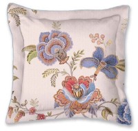 Подушка декоративная Pip Studio Cece Fiore Square Cushion White (256102)